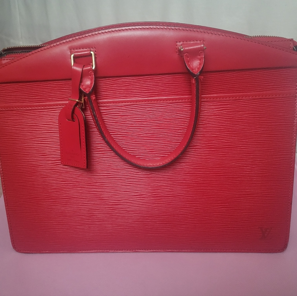 LOUIS VUITTON RED RIVERIA EPI